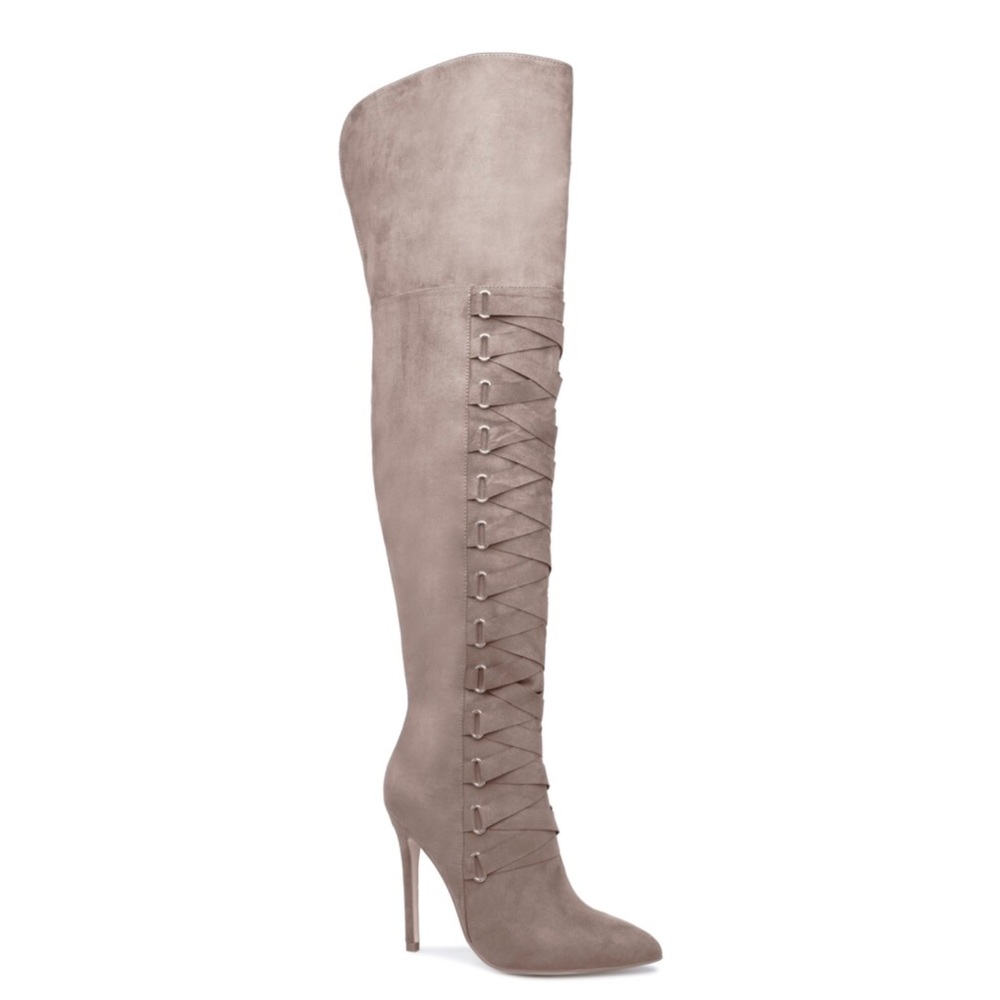 OLIVIA THIGH-HIGH CORSET BOOT